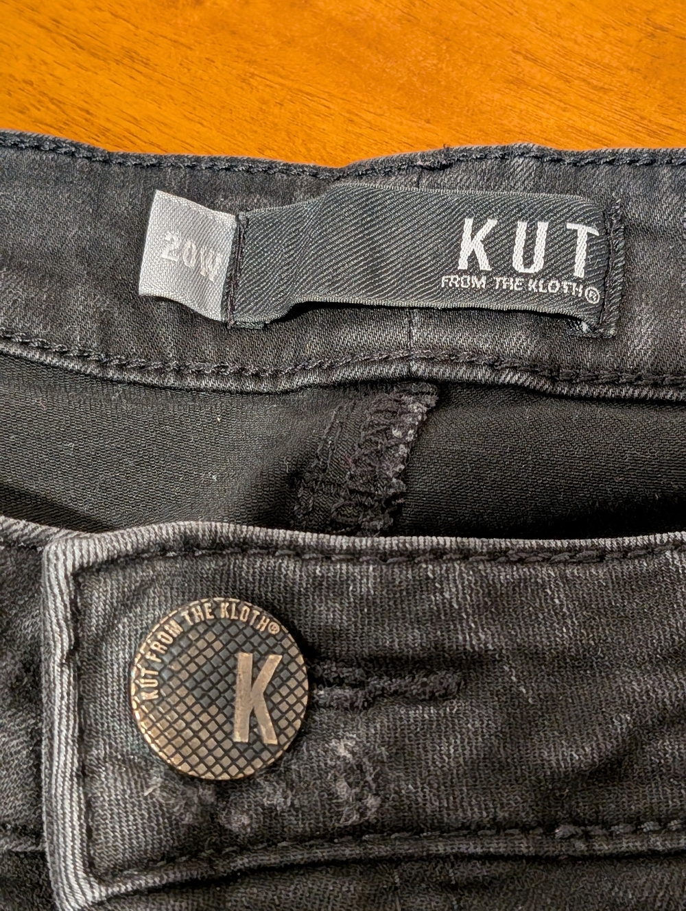 KUT From The Kloth Black Donna Hi-Rise Ankle Skinny Jeans - 20W